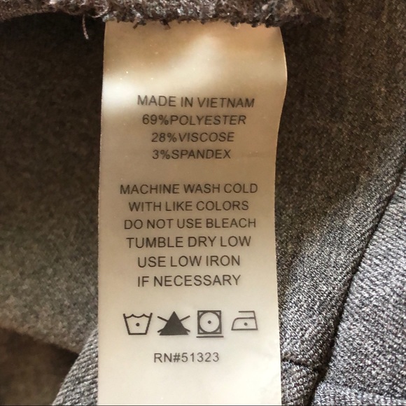 Vince Camuto Pants Two Way Stretch Curved Seam - Picture 11 of 12